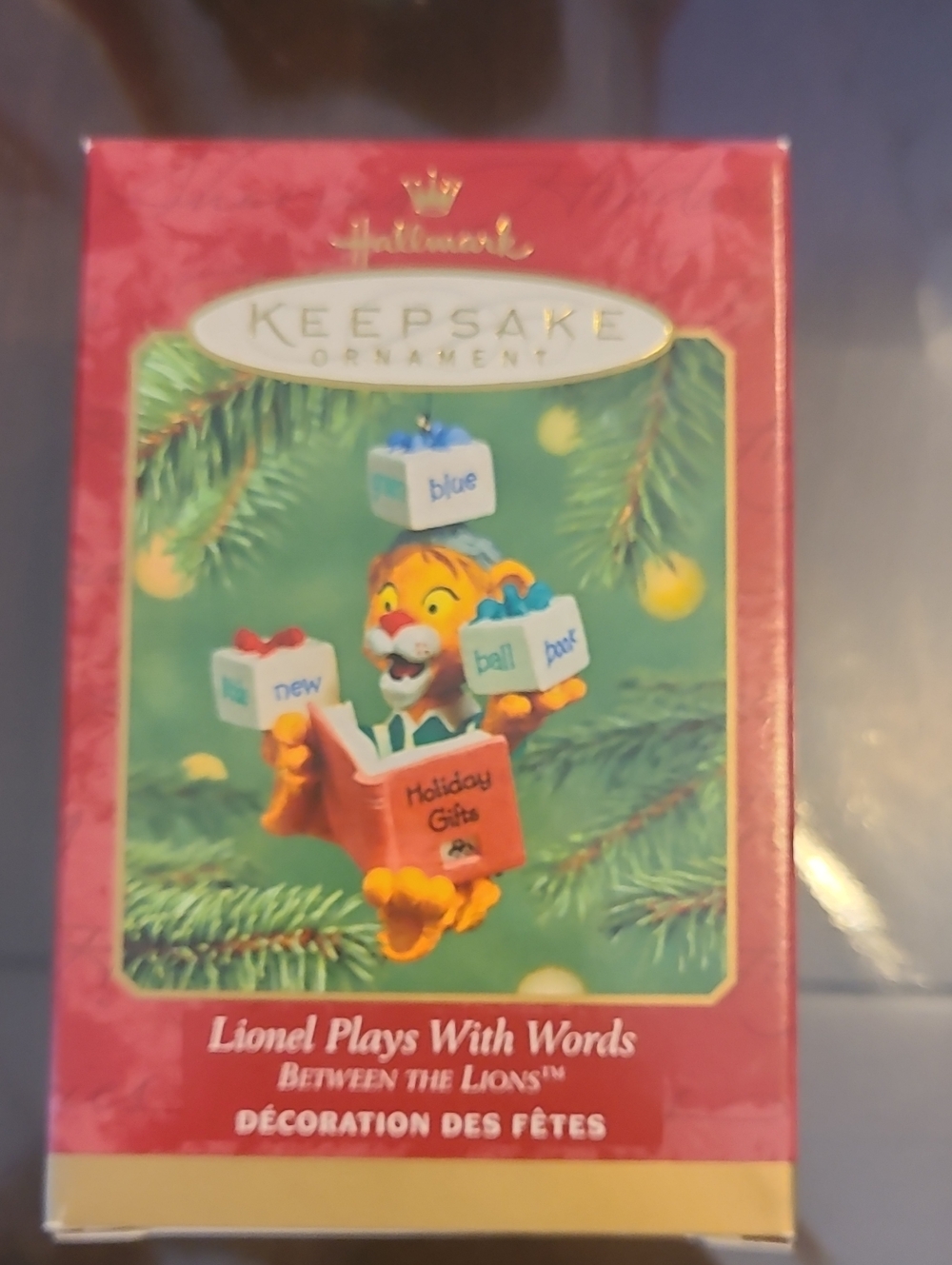 Hallmark Lionel Plays With Words Keepsake Ornament NWT